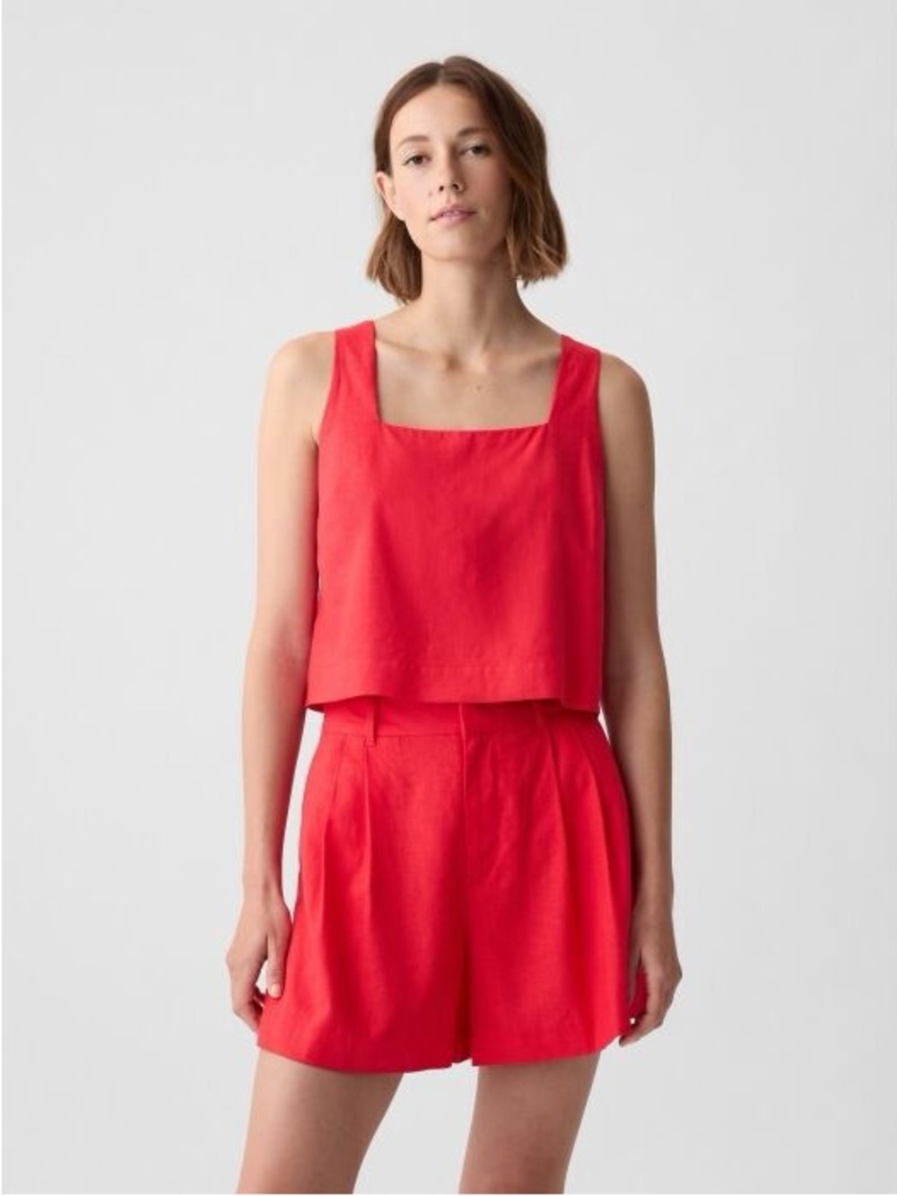Linen Shell Tank - Picture 2 of 6